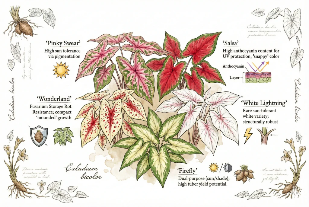 Caladium 2025: Sun-Tolerant Cultivars & Care Trends