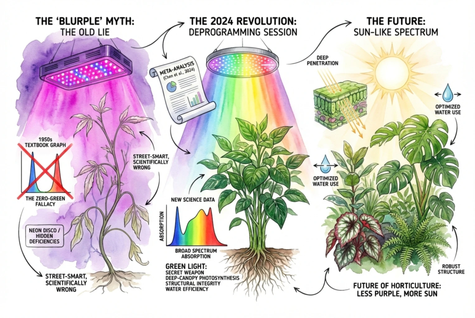 Best Plant Grow Light: Why Blurple LEDs Are Obsolete