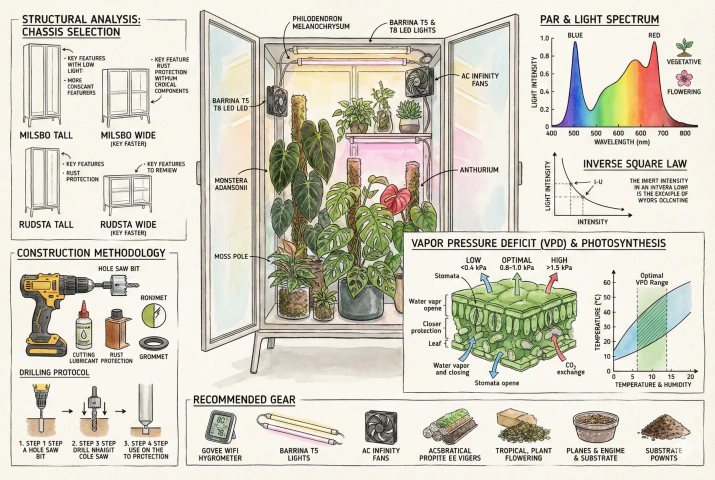 IKEA Greenhouse Cabinet: Milsbo & Rudsta Build Guide