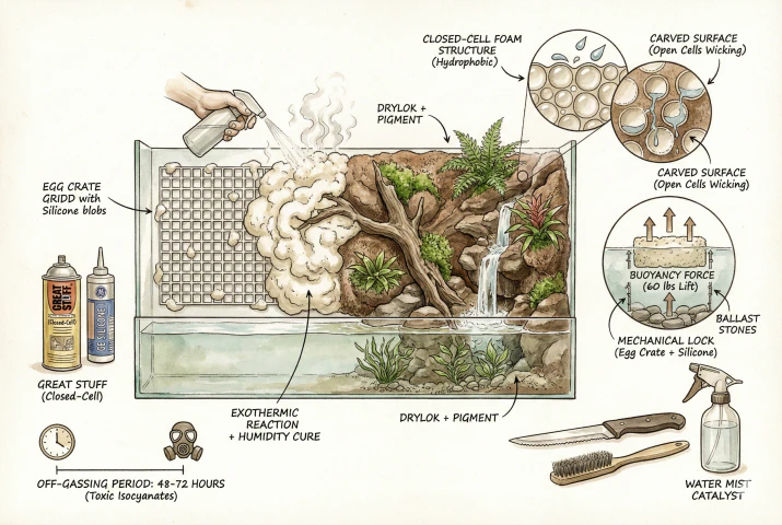 Paludarium Expanding Foam: The DIY Build Handbook
