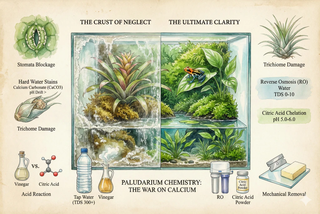 Paludarium Hard Water Stains: Removal & Prevention Guide