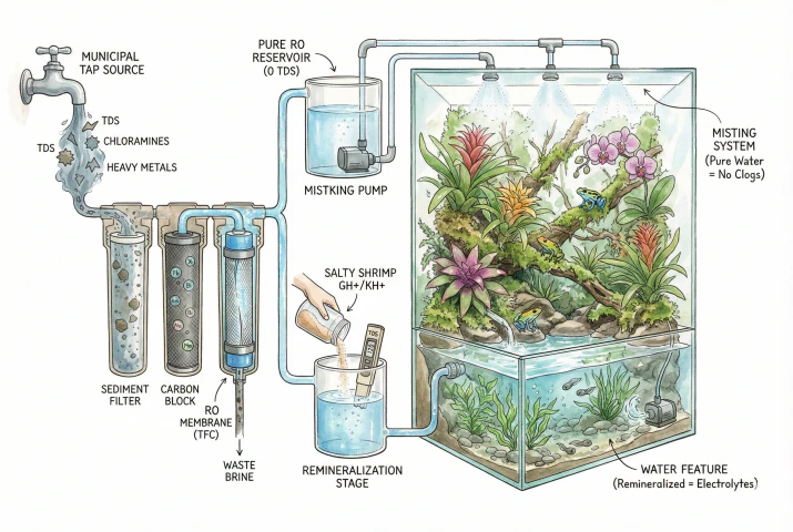 Paludarium RO System: Water Quality & Remineralizing