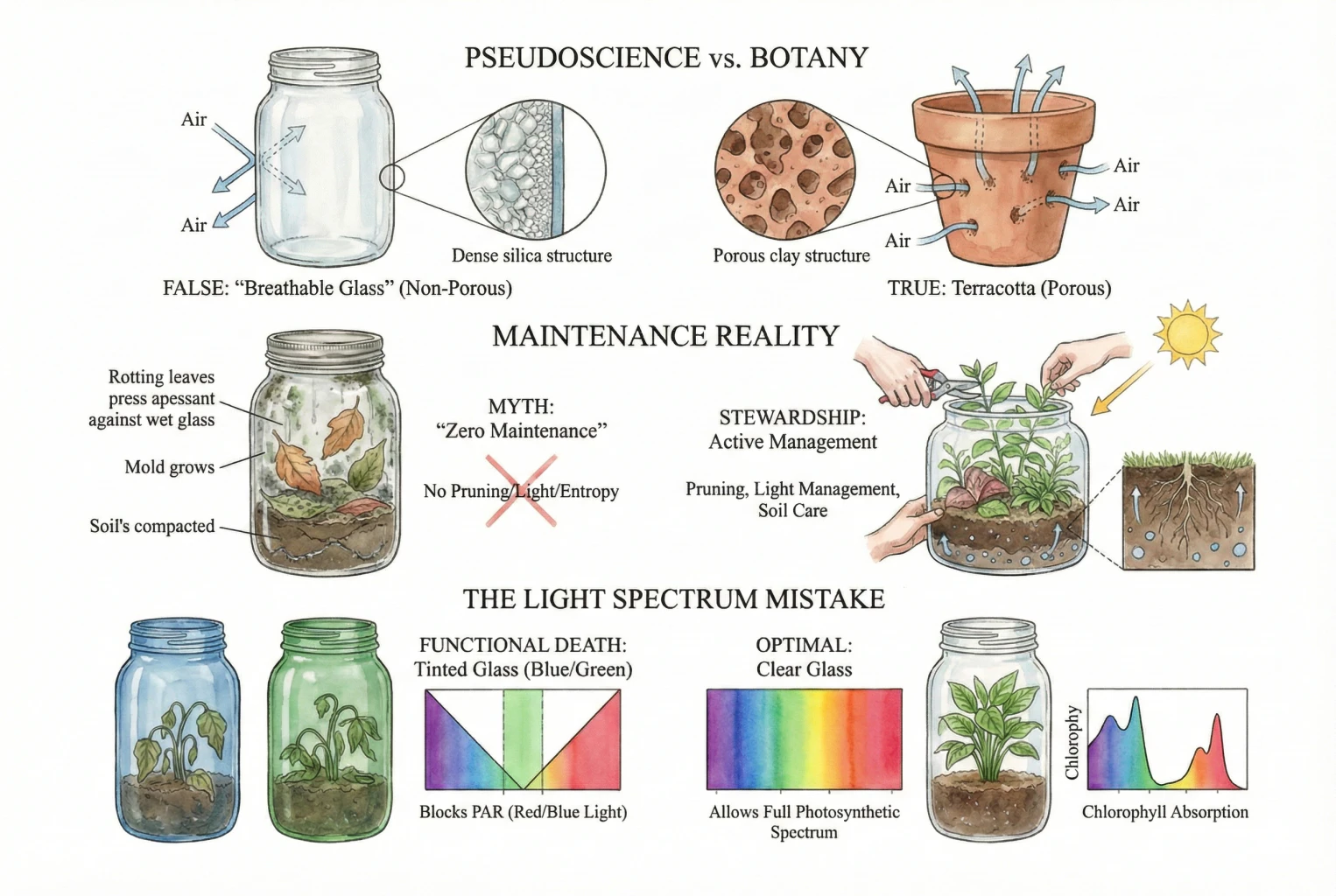 The 'Breathable Glass' Myth and Other Nonsense