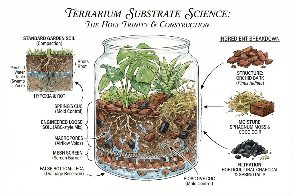 Terrarium Loose Soil: Science, Recipes & Bioactive Mix