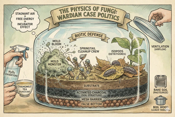 Terrarium Mold Control: A Scientific Bioactive Guide