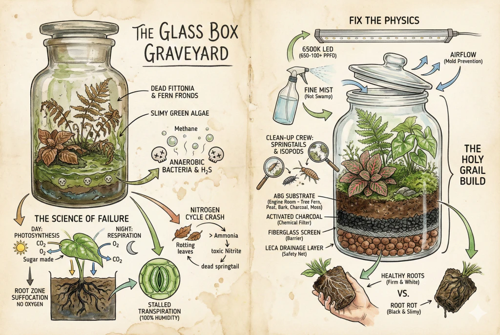 Terrarium Plants Dying? The No-BS Bioactive Build Guide
