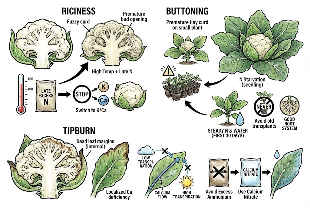 Cauliflower Fertilizer Guide:A Diagnostic Guide to Failure