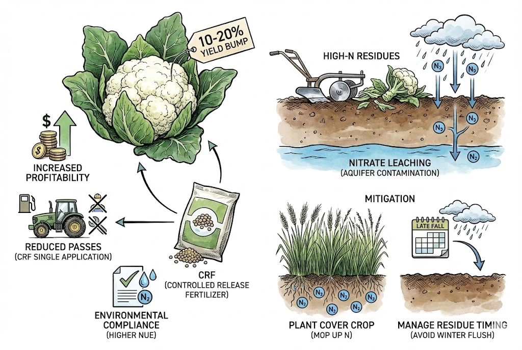 Cauliflower Fertilizer Guide:Economic and Environmental Implications