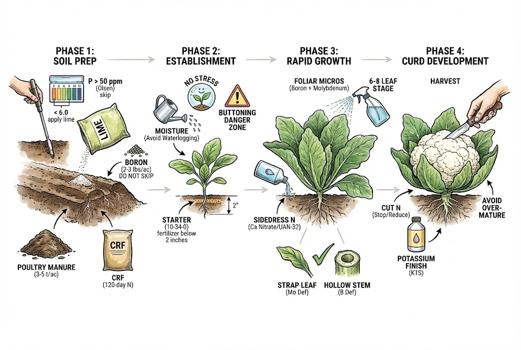 Cauliflower Fertilizer Guide:Practical Recommendations