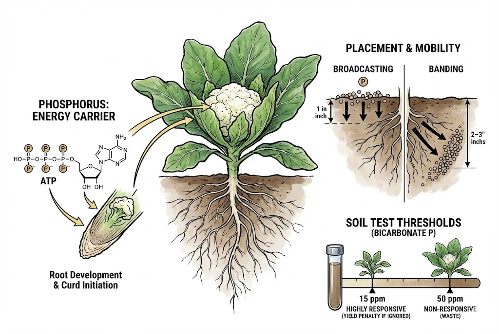 Cauliflower Fertilizer Guide:Phosphorus