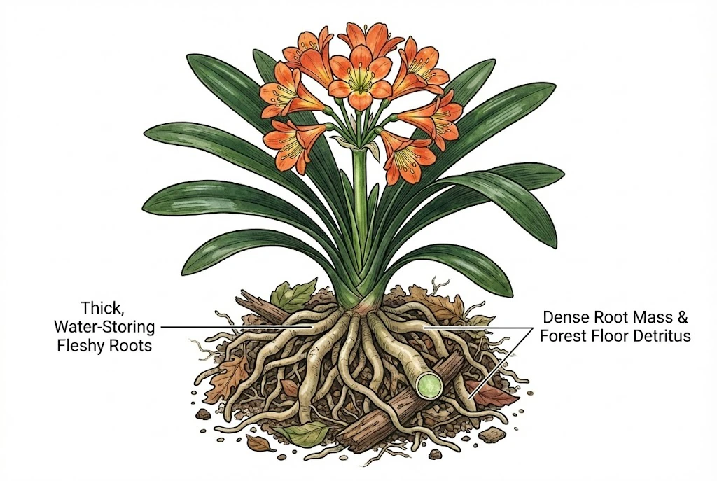 Bloom Triggers Sun stress and drought signals on Hoya leaves.
