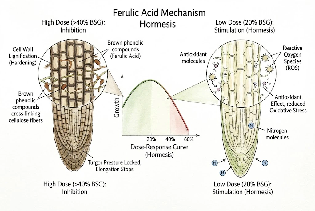 Sowing Seeds Indoors:The Ferulic Acid Mechanism