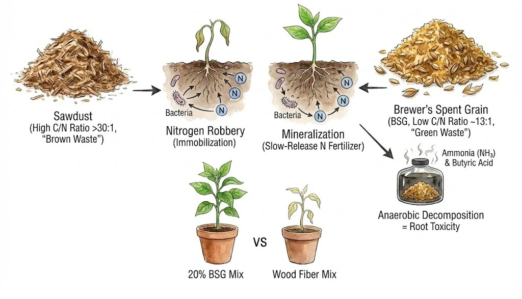 Sowing Seeds Indoors: The Nitrogen Equation (C/N Ratio)