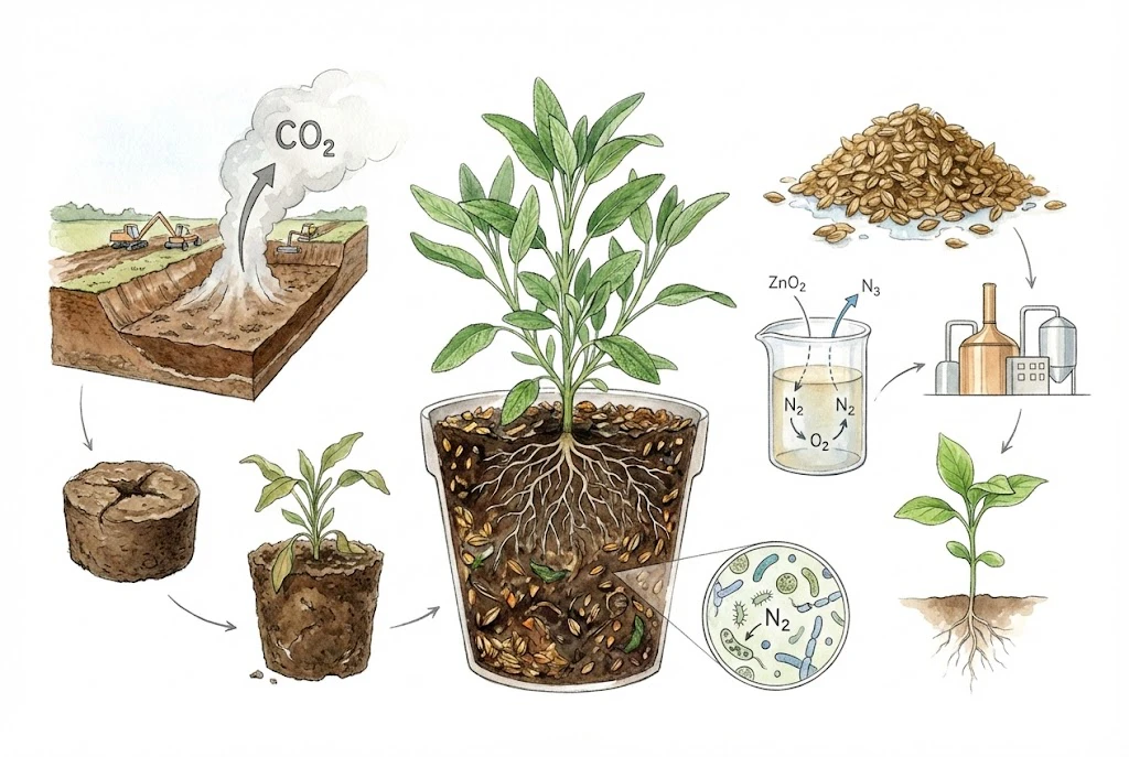 Sowing Seeds Indoors:The End of the Peat Era
