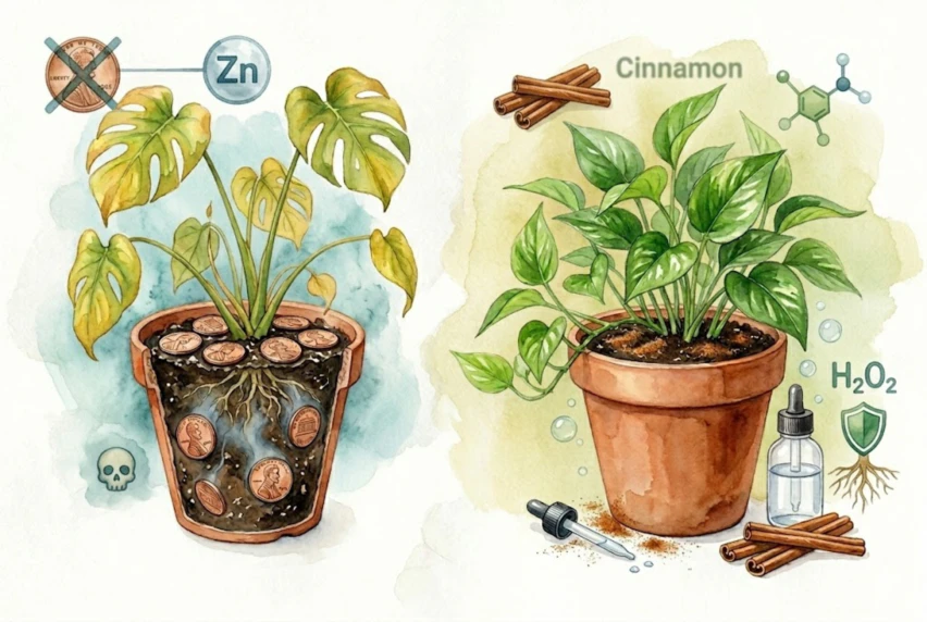 Do Copper Pennies Cure Houseplant Fungus? The Truth