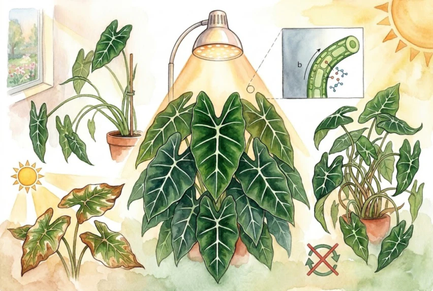 Alocasia Frydek: Grow a Perfect Front-Facing Wall