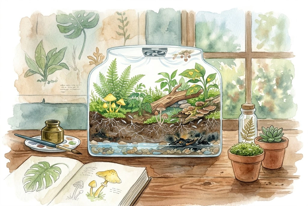 Terrarium Mushrooms: What They Mean & When to Worry