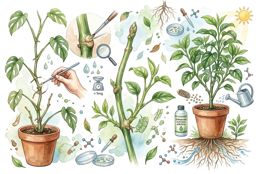 How to Use Cytokinin Paste to Force Plant Branching