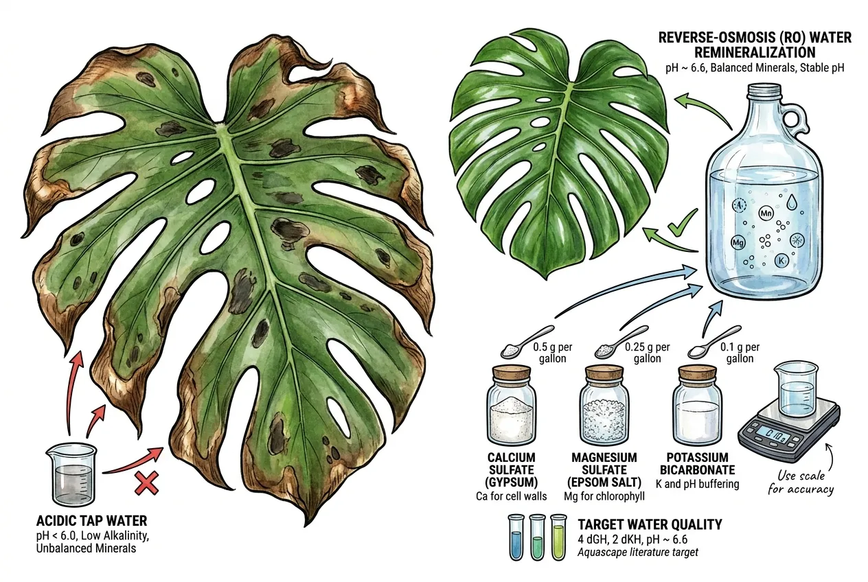 Reverse osmosis water remineralization with calcium magnesium and potassium salts