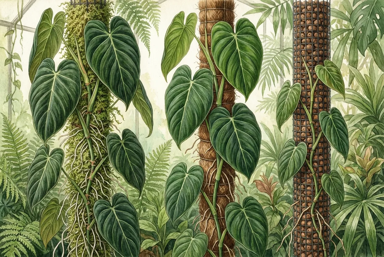 Philodendron Melanochrysum Pole: Sphagnum vs Coir vs LECA