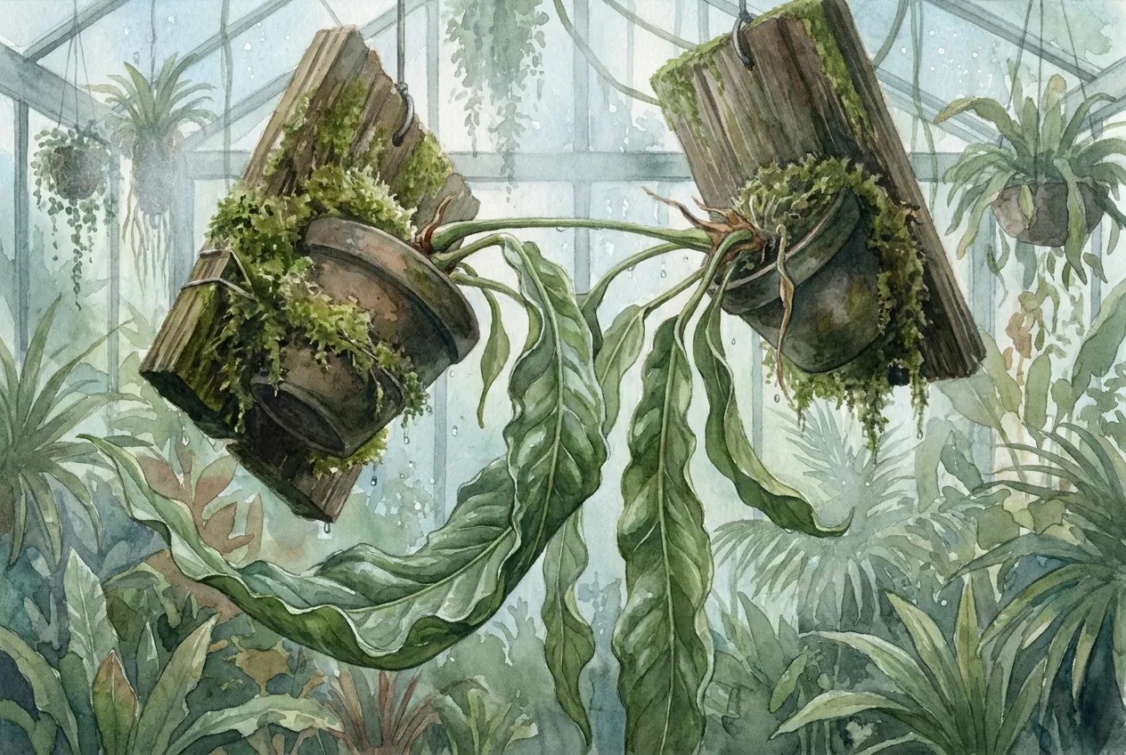 Anthurium Veitchii Hammocking: Pot-Angle & Humidity Causes