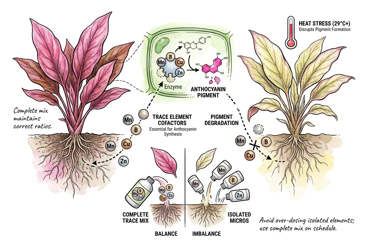 Trace element periodic-table cells for manganese, boron, copper, and zinc