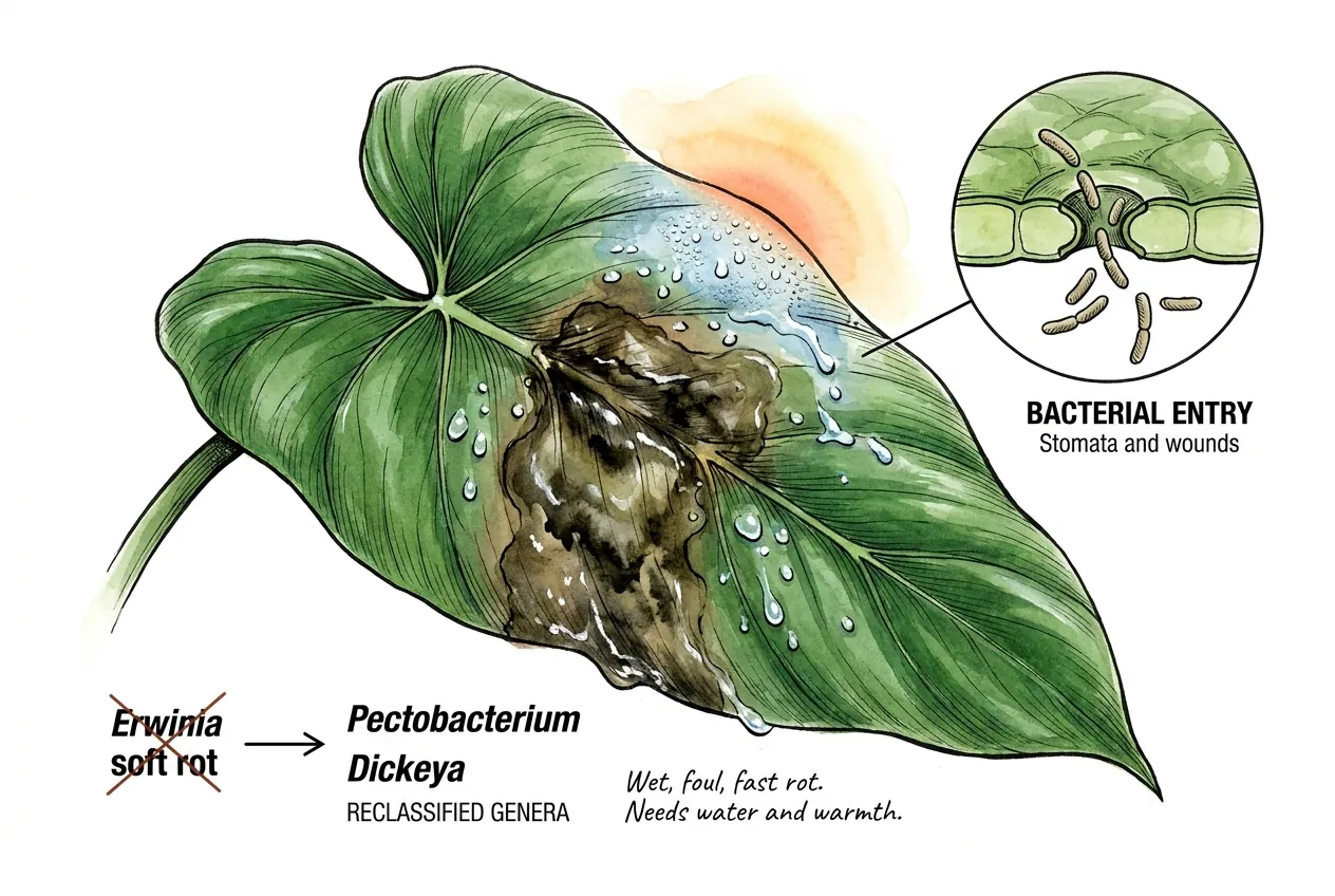 Botanical illustration for: What is Erwinia soft rot today?